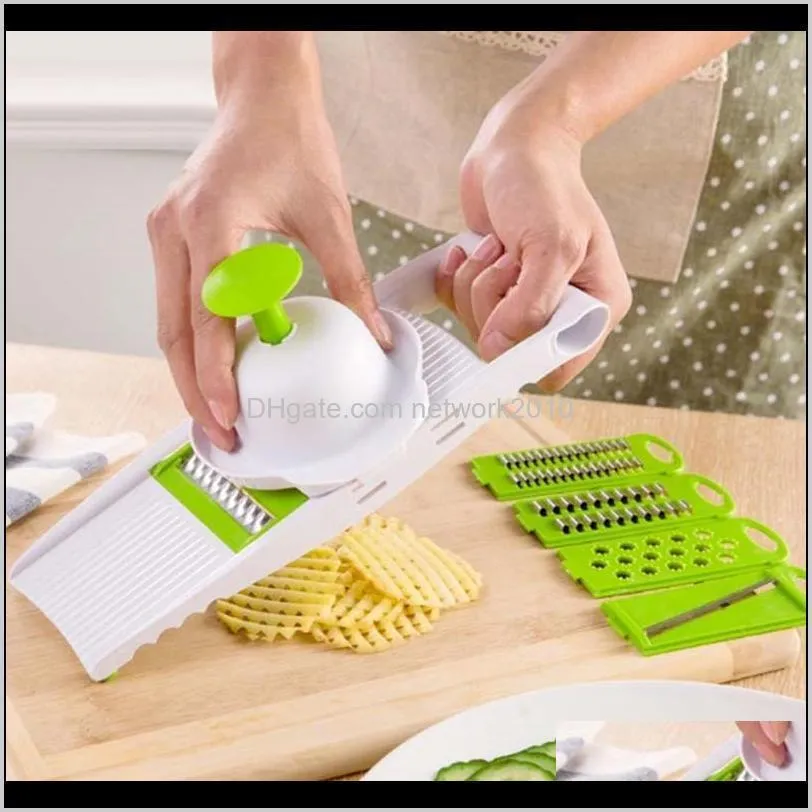 creative vegetable cutter with steel blade mandoline slicer potato peeler carrot cheese grater vegetable slicer kitchen accessories