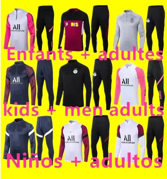 Kids + Mens Soccer Dressuit Chandal Futbol Survetment Foot Jerseys 2021 2022 Trenerzy Dorosłych Jersey Koszulka Treningowa Nosić 6666