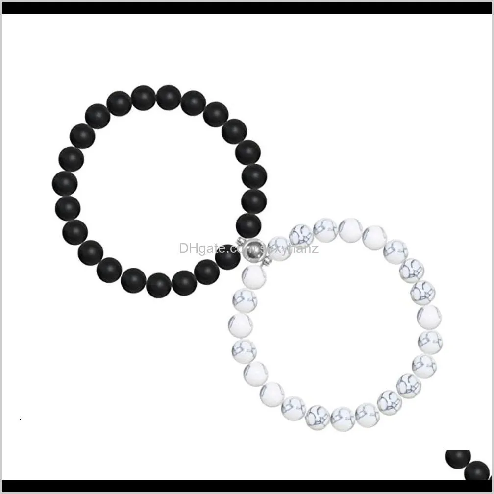 attractive couple men`s bracelets women`s jewelry valentine`s day accessories