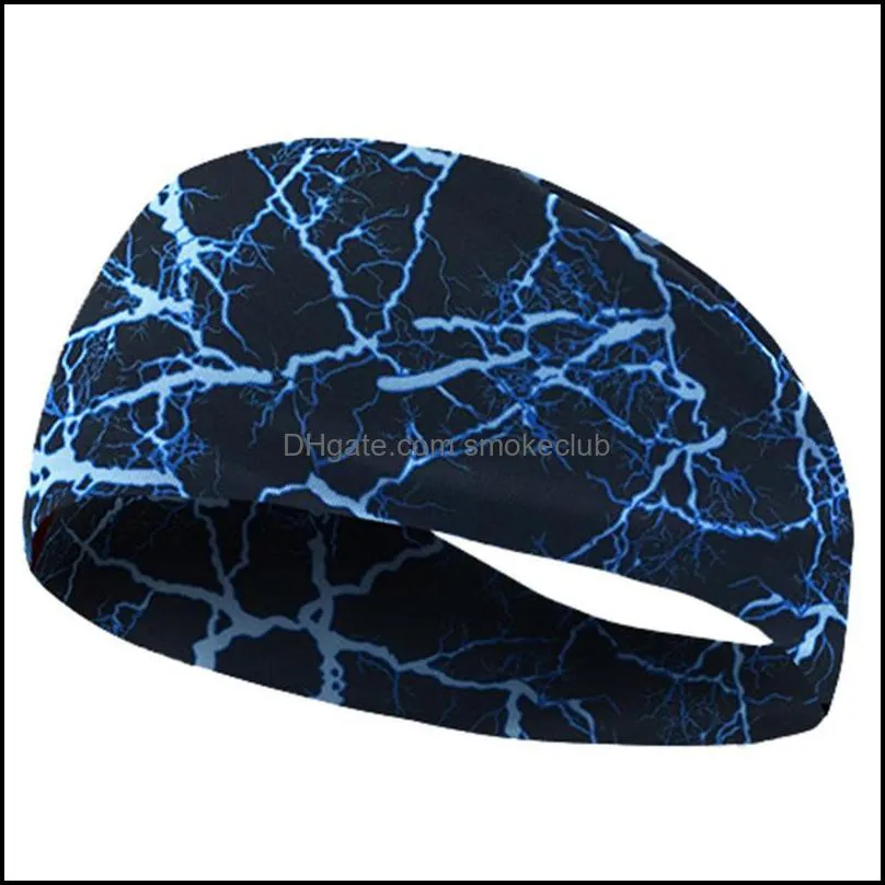 Sweatband Sport Sweat Headband Yoga Hair Bands Running Cycling Dance Fitness Head Anti Sports Safety