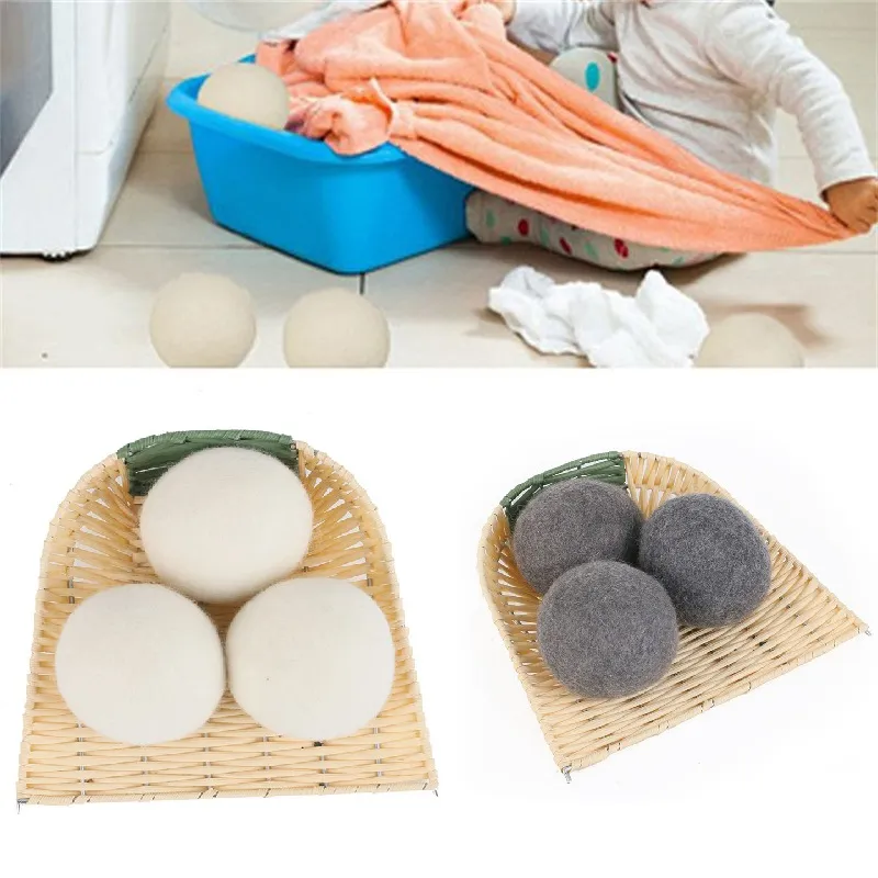 Wooldroger Ballen 6 cm 7 cm Premium Wasserij Producten Herbruikbare verzachter wassen Drogende bal Huishoudelijke wasmachine Vilt Wools Ball