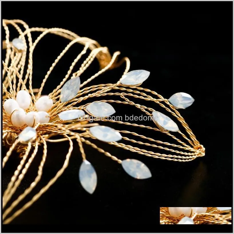 trixy h257 wired crystal rhinestone wedding hair comb handmade wedding hair pin bridal headpieces jewelry for bride
