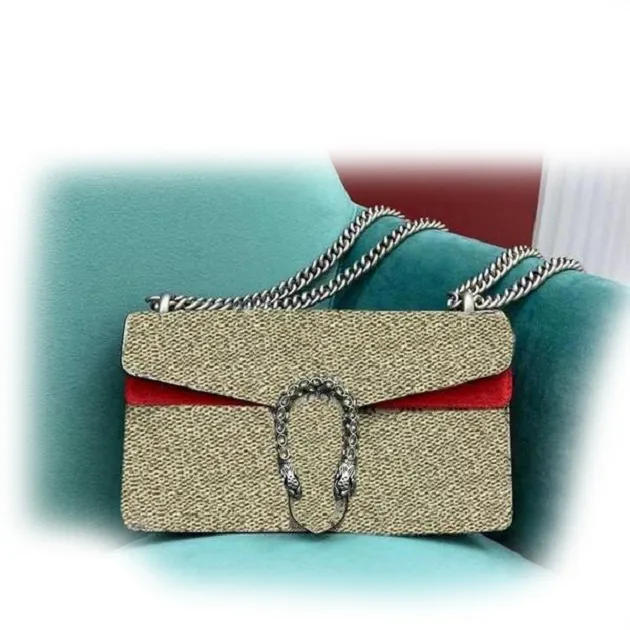 Luxurys Designers Bags Diagonal Shoulder Bag purse Retro Chains Leather Handbags Girl Fashion Crossbodys Printed Women Totes Classic Crossbody free ship