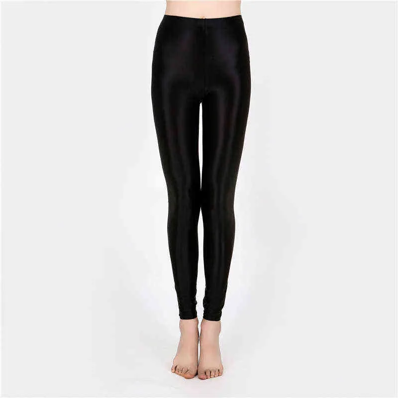 Shiny Ankle Length Spandex Leggings For Women Elastic Glossy Ladies Red  Trousers For Yoga, Fitness, And Athletic Wear Solid Color, H1221 From  Mengyang10, $6.78