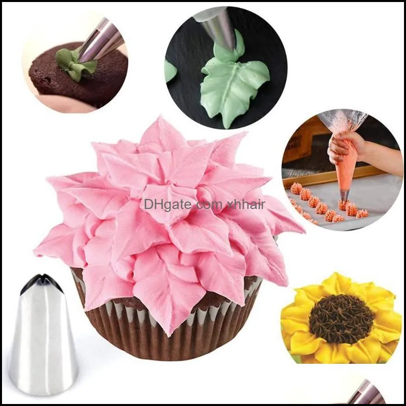8/14/27PCS Pastry Nozzles Confectionery Russian Piping Tips Fondant Cake Decorating Tools Cupcake Cookie Birthday Party Supplies Baking