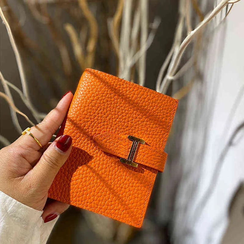 Plånböcker läder kvinnor design handväska mode korta pengar väska damer korthållare kvinnlig plånbok med låda paket 1122