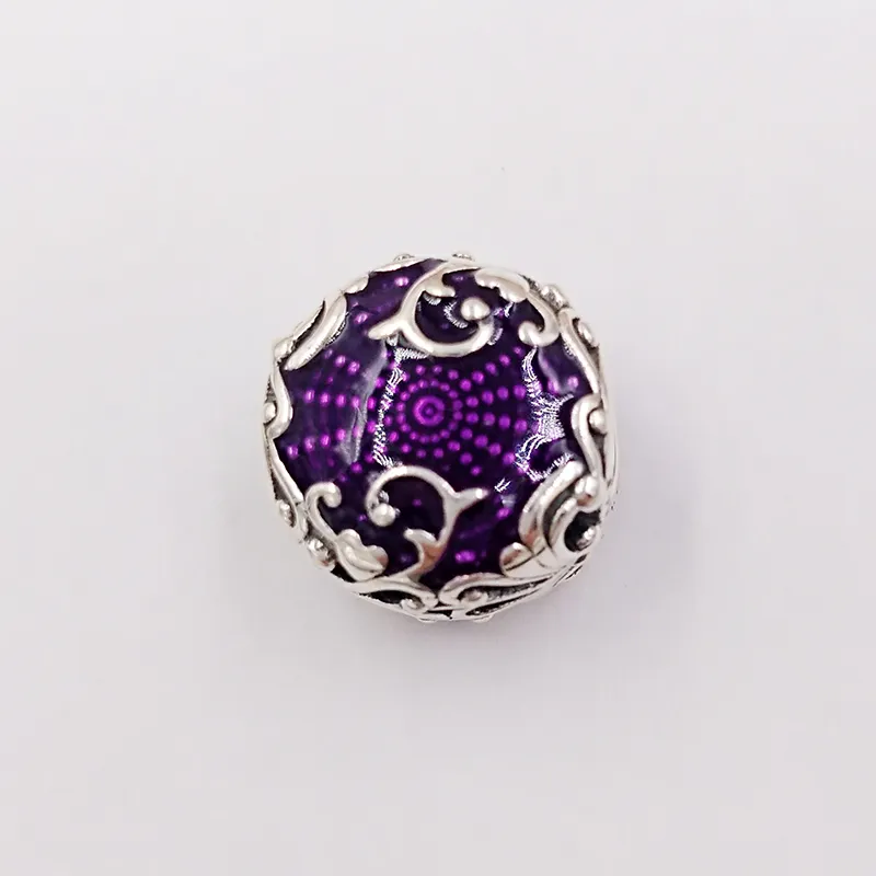 925 srebrne koraliki Regal Beauty Charms Fits European Pandora w stylu pandora biżuteria Naszyjnik 797607en13 Annajewel