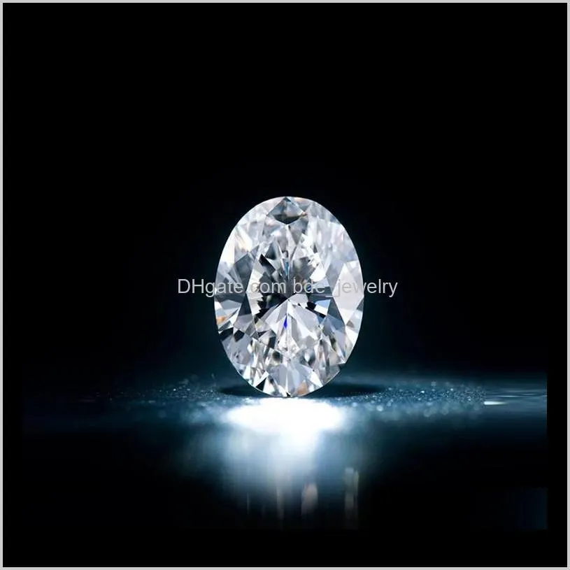 style oval cut d color asscher cut loose synthetic moissanite diamond for jewelry making ring high dff0512