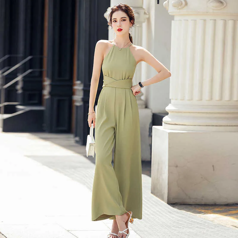 Moda Verano Elegante Mamelucos Largos Sexy Mujer Mono Fiesta