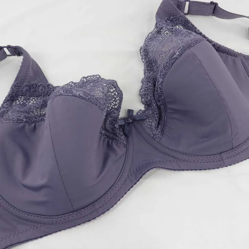 Parifairy Ultra Thin Lace Lace Push Up Bra Super Big Size 80 105