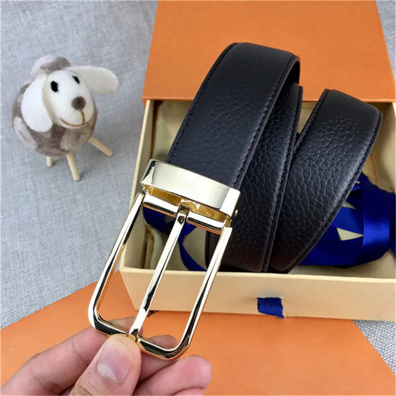 Designer Men Belts Of Mens And Women Belt With Fashion Big Buckle Real Leather Top High Quality_voghion.com