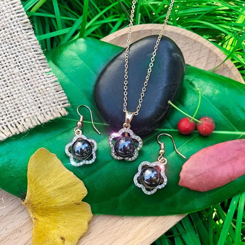Plumeria jewelry set sales