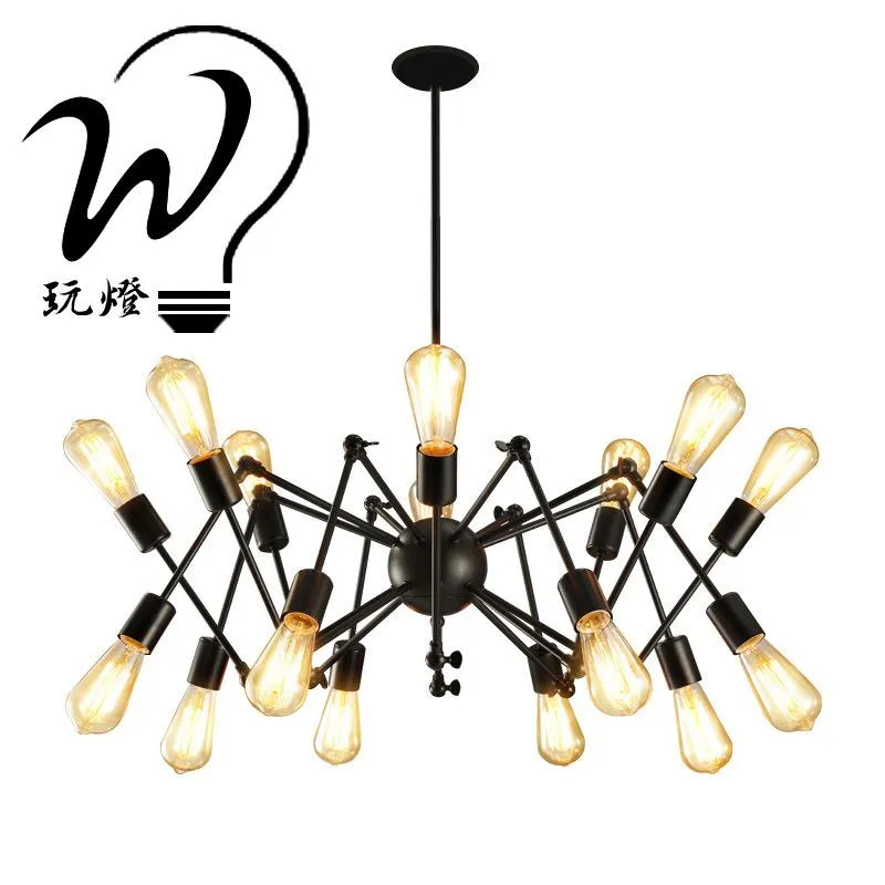 Nordic Led Iron Luminaire Lustre Suspension Hanging Lamp Chandelier Modern Dining Rooom Pendant Lamps