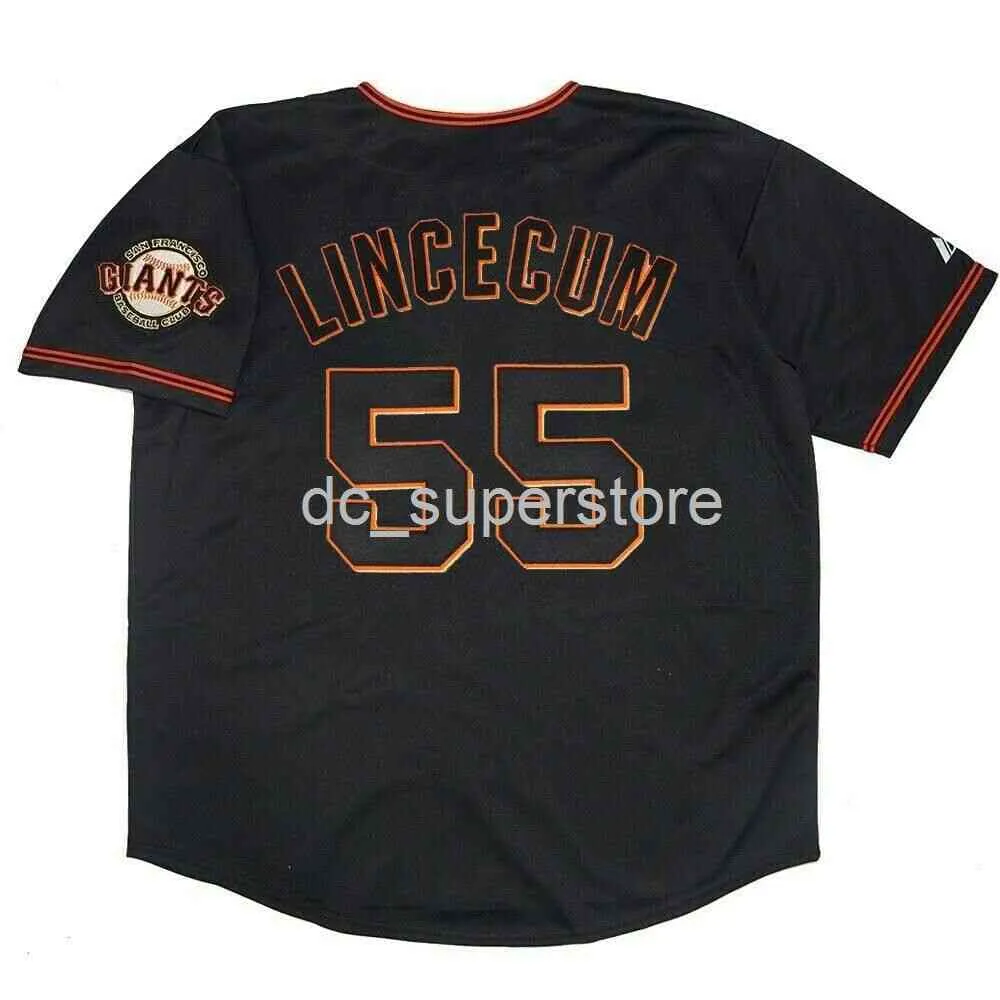 Custom Stitched Baseball Jersey San Francisco Black Jersey With