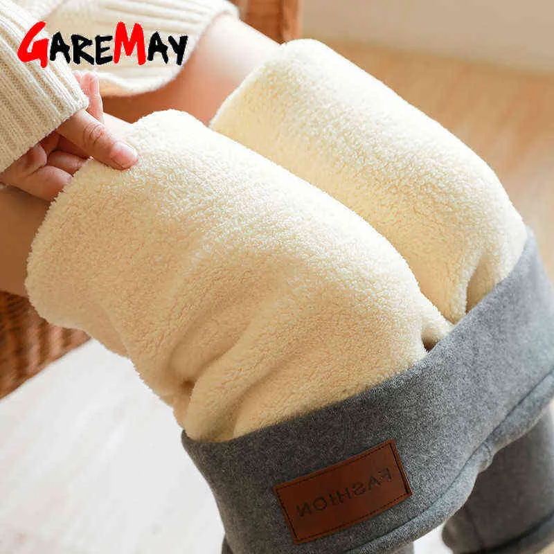 Garemay High Waist 12%Spandex Warm Pants Winter Skinny Thick Velvet Fleece  Girl Leggings Women Trousers For 211215 From Luo02, $19.71