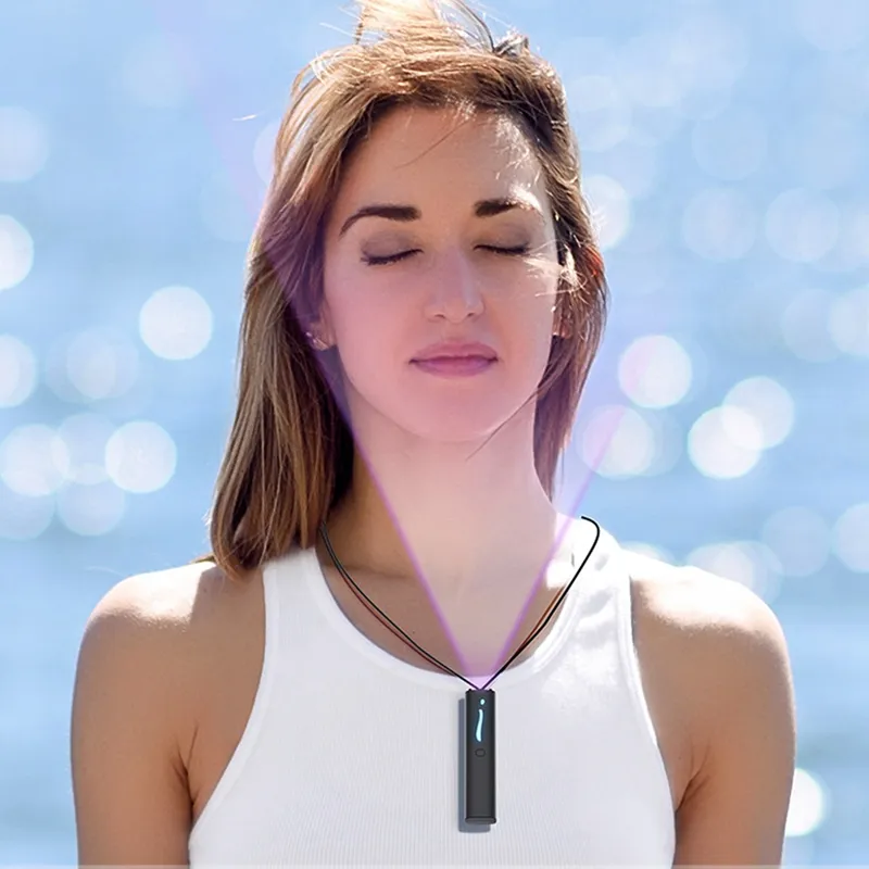 Mini Carry-On Smart Air Purifier Halsband Negativ Jon Oxygen Bar Mute Deodorant Freshener