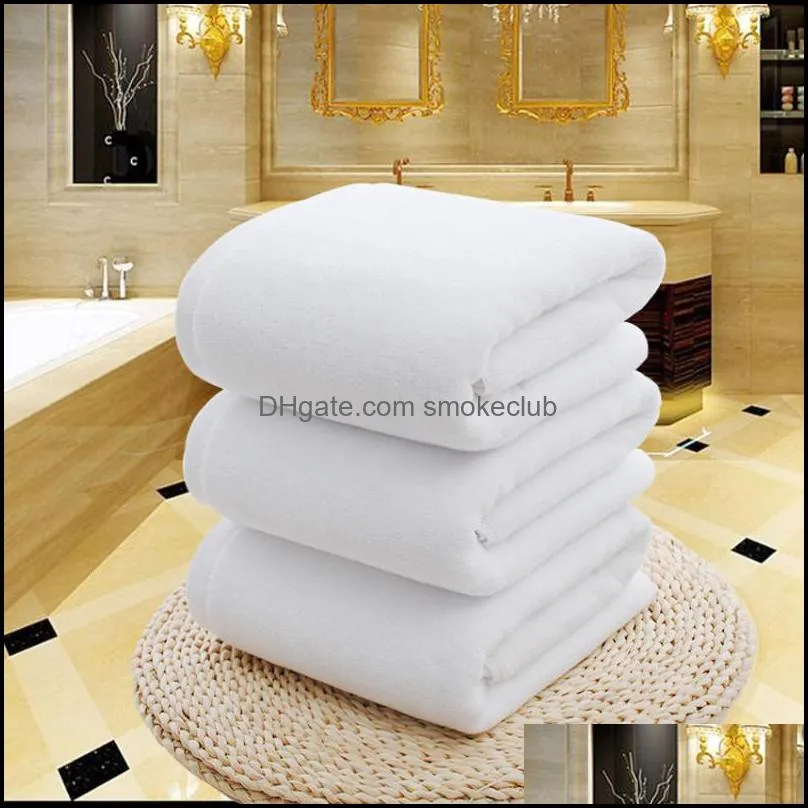 Toalla Textiles Para El Hogar Jardín Blanco Baño Grande Ducha Algodón Toallas Gruesas Baño El Adts Niños Badhanddoek Toalha De Banho Serviette Bain Dr