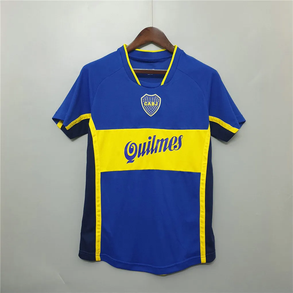 97 98 Boca Juniors Retro 1981 Soccer Jerseys 2005 100TH Maradona ROMAN GAGO 99 Football Shirt classic 00 01 02 03 04 05 06 Camiseta Futbol vintage 81