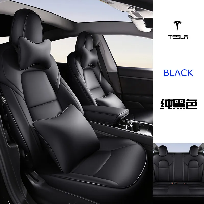 Housse De Siège De Voiture Version Originale Personnalisée Pour Tesla  Modèle 3 Avant Rangée Arrière Coussin De Protection Des Pièces Automobiles  Accessoires Intérieurs275c Du 310,03 €