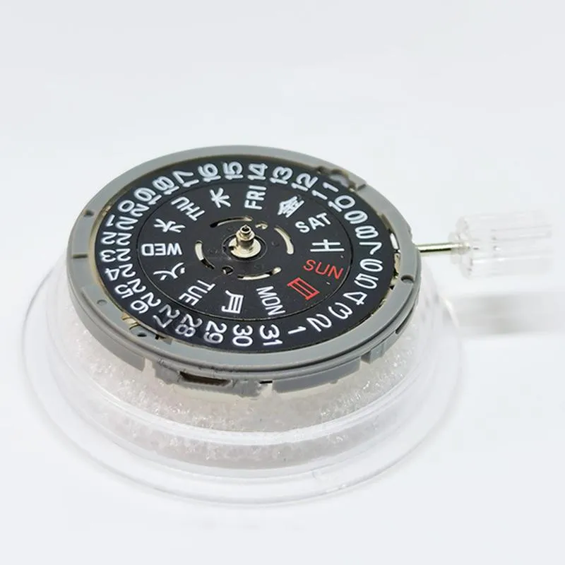 Kits de ferramentas de reparo de alta qualidade nh36a movimento automático preto data roda 21600 peças de relógio para nh36 em 3 8'pulso256n