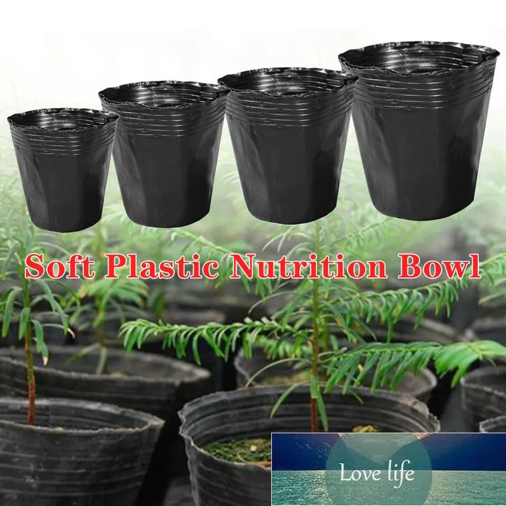 Pot de pépinière flexible en plastique pour plantes succulentes