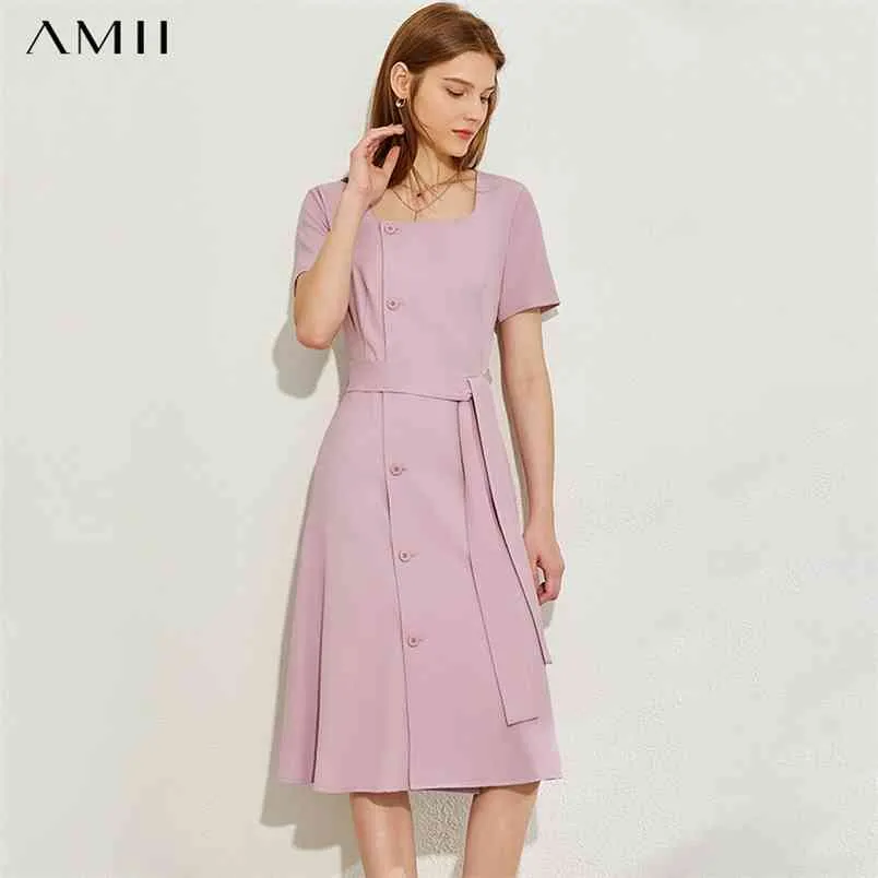 solid color knee length dresses ATOYSOY Dresses for Women Crew Neck Knee-Length Dress Summer Loose Solid Color Sleeveless Casual Dresses Beach Sundresses (Green,L)