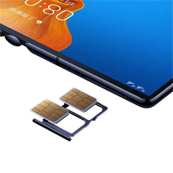 Oryginalny Mate Huawei Mate XS 5G Telefon komórkowy 8GB RAM 512GB ROM Kirin 990 OCTA Core Android 8,0 cal EDED Składany Pełny ekran 40.0mp AI Fingerprint ID 4500mAh Smartfon