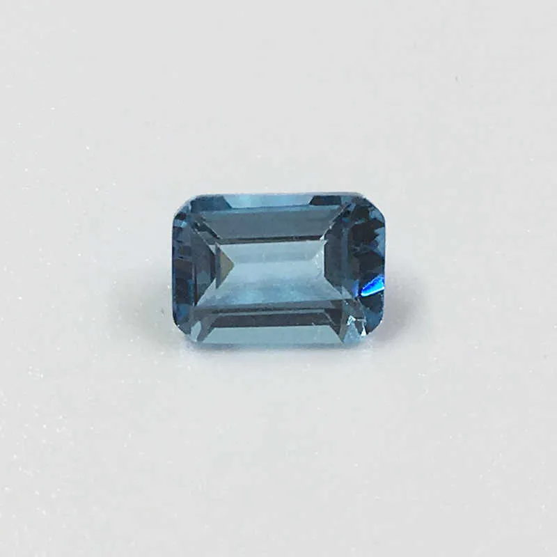 5mm*7mm Emerald Cut Natural Topaz Loose Gemstone for Jewelry DIY H1015