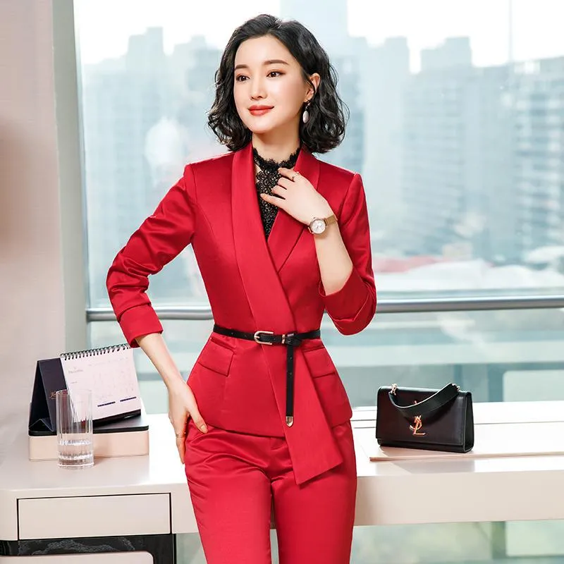 Pant Suit Spring Autumn Of South Korea Set Professional Clothes For Blazer  And Women Korean Suits From Jinmiki, $66.91