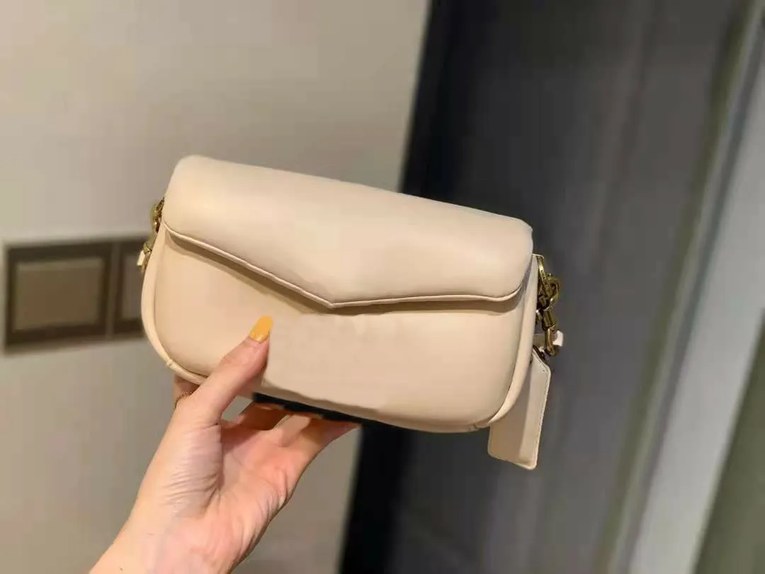 Top Designer Bubble Supper Soft Leather Shoulder Bags Letter Buckle Baguettes Free Ship Pure Color Cross Body Famous Women Handbags Fashion Wallet Purse Retro Cloud