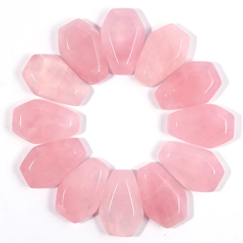 Mode cristal naturel pierre Semi-précieuse géométrique oeil de tigre Rose Quartz cristal minéral pierre précieuse Reiki bijoux décoration de la maison