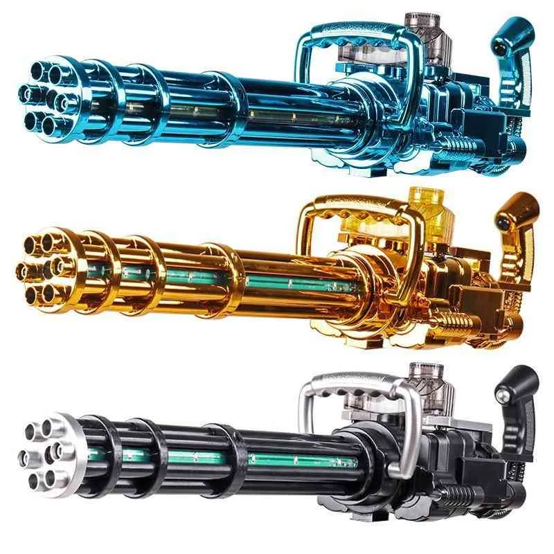 Gatling Boy Toy Military Weapon Model Water Gel Air Soft Bullet Firing