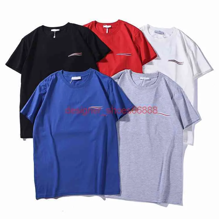 23ss Designer T-shirt da uomo Casual Cotone Stampa Creativo Solido Traspirante T-shirt comoda Girocollo allentato Manica corta T-shirt maschile Taglia S-2XL