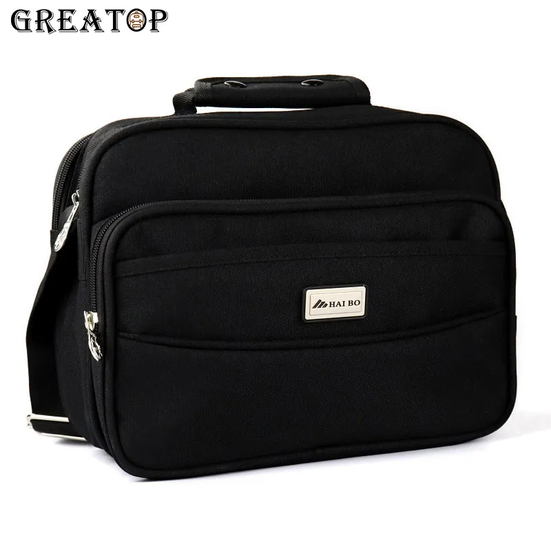 GREATOP New Design Men Messenger Bags Large Capacity Multi Sizes Waterproof Shoulder Bag Business Briefcase Male Files Handbag