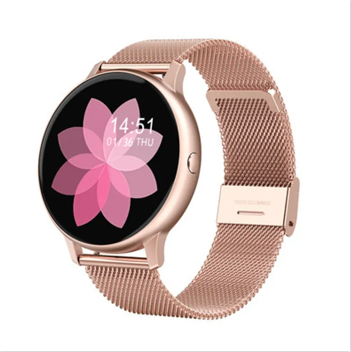 Passomètre Longue Durée de Vie de la Batterie Cwp Montre Intelligente Bracelet Tactile Cercle Complet Cadran Cool Massif Hommes Femmes Montres Message Rappel d'Appel Bluetooth Musique Smartwatch