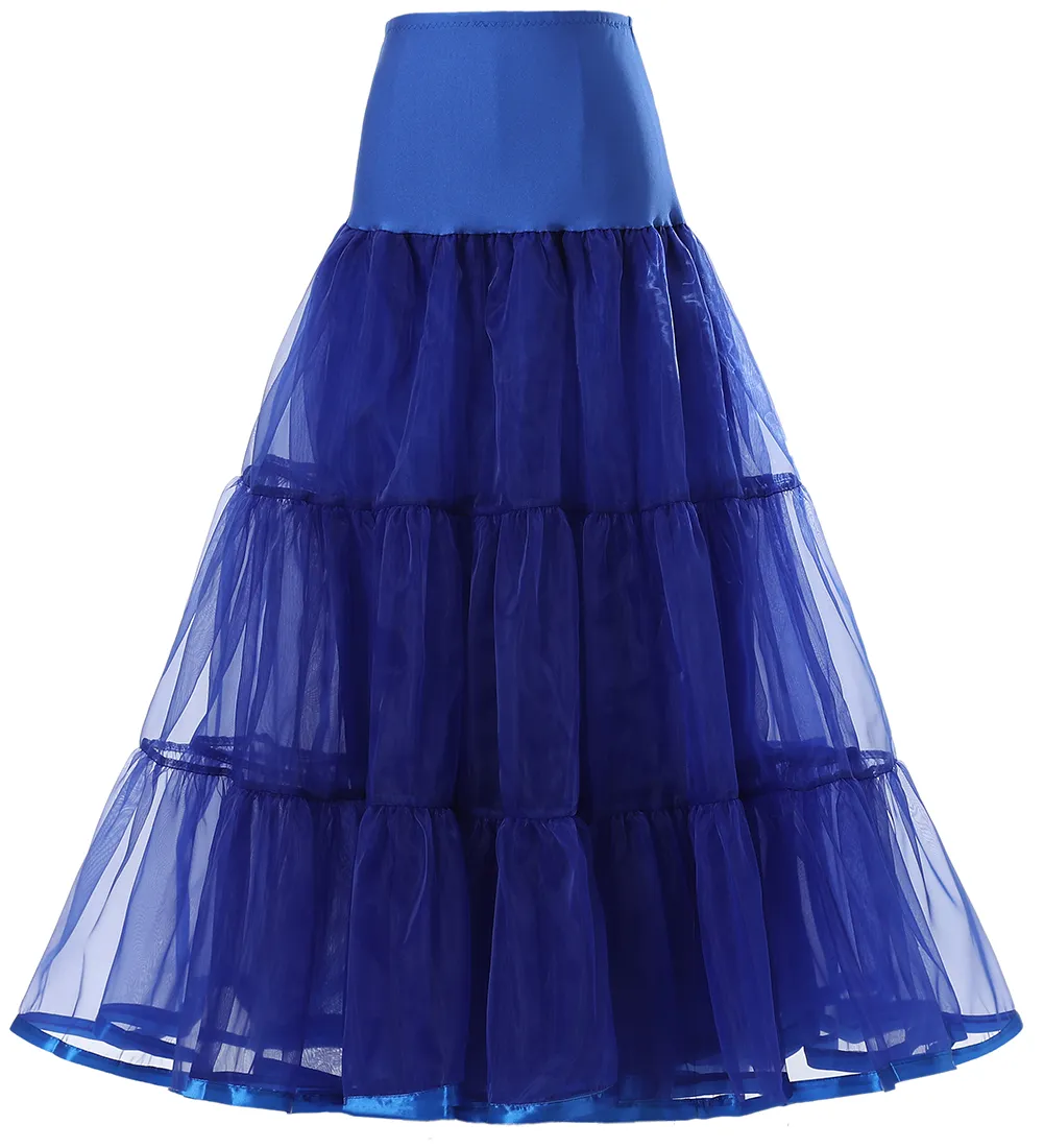 blue petticoat dress Petticoat Skirt in Ultrafine Silk Faille Marine Blue / 6 main image 0