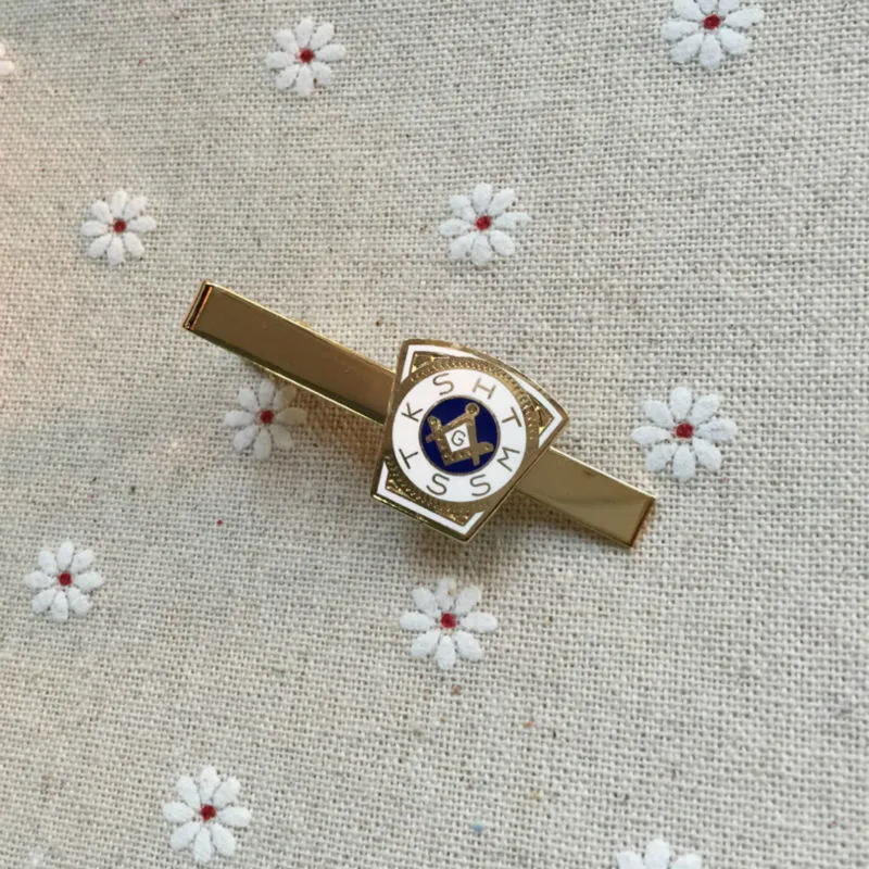 Religious Souvenir Holy Royal Arch mason Masonic Mens Tie Bar Clip masonry tie clasps For the Lodge Metal Craft