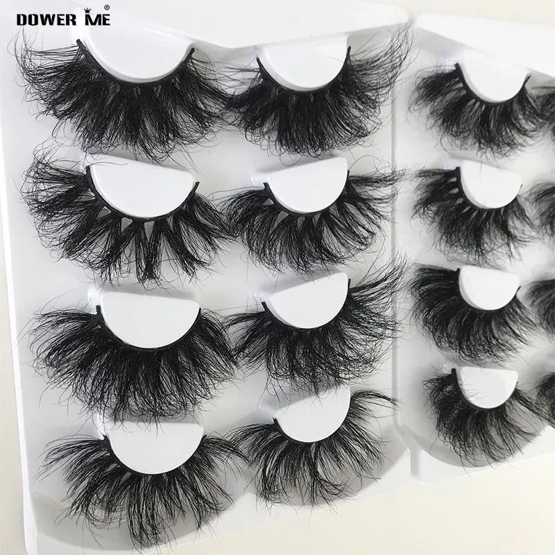 Par Mink Eyelashes 30mm Fluffy Lashes Messy Long False Tjock Fake Wholesale Dramatic Eyelash in Bulk