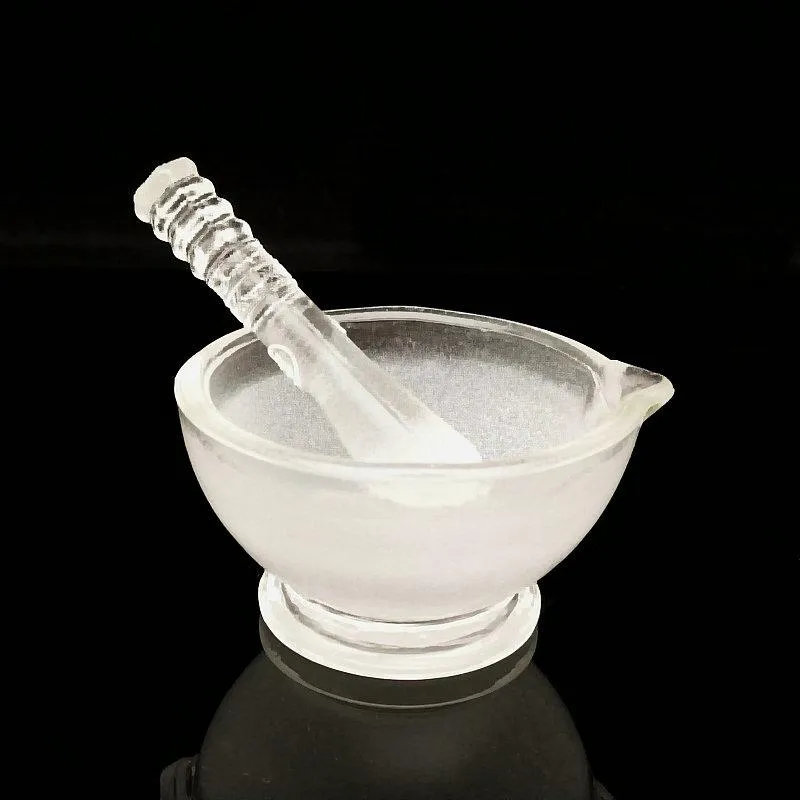 Labbenodigdheden 1 stks DIA 60 mm tot 150 mm Apothecair vaste glazen stamper en mortels Bowl Set slijpmolengereedschap gebruikt in filtratie -experimenten