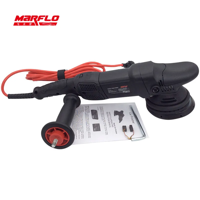 MARFLO Car Polisher Auto Machine Eccentricity 15mm / 21mm Dual Action Polerowanie narzędzi do woskowania