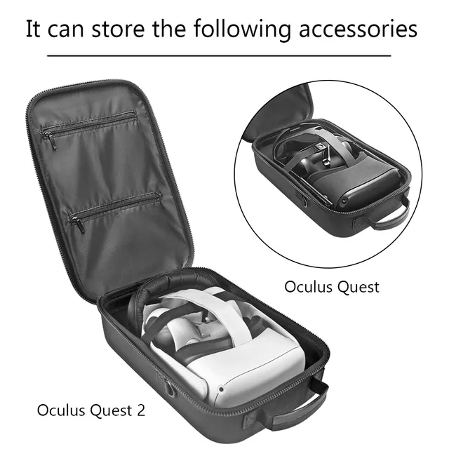 Новая EVA Hard Travel Protect Box Box Sage Cover Cover для 2 Oculus Quest All-In-One VR и аксессуаров243Q