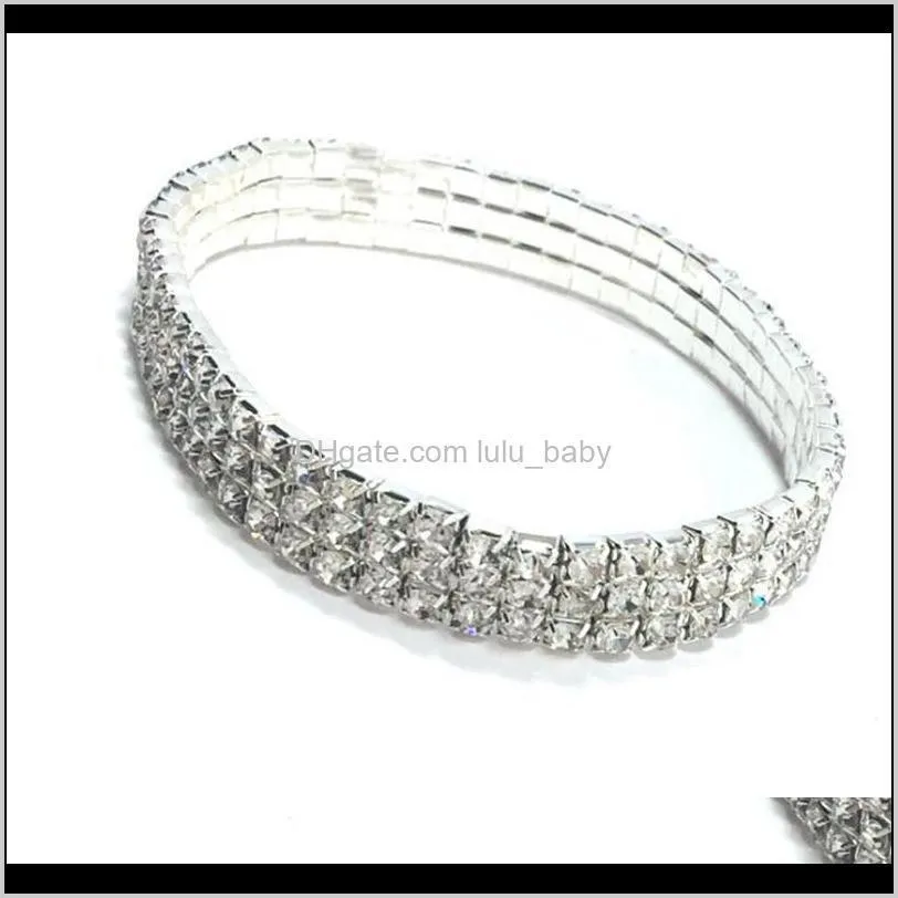 new wholesale crystal rhinestone tennis ankle chain anklet bracelet sexy women summer beach sand jewelry 3 rows