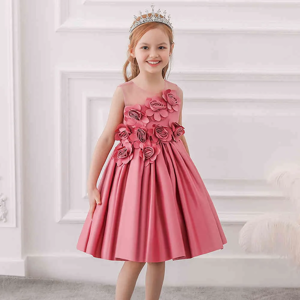 Girls Skater Dress Kids Party Dresses Fashion Age 7 8 9 10 11 12 13 Years |  eBay