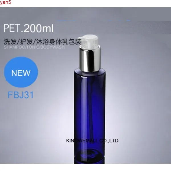 300 stks/partij 200 ml Lotion Pomp Plastic Fles met Dispenser Cosmetische Verpakking Lege voor Huidverzorging Essencegood aantal