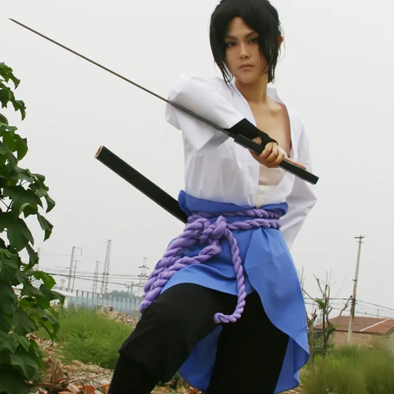 Naruto shippuden uchiha sasuke águia organização cosplay traje _