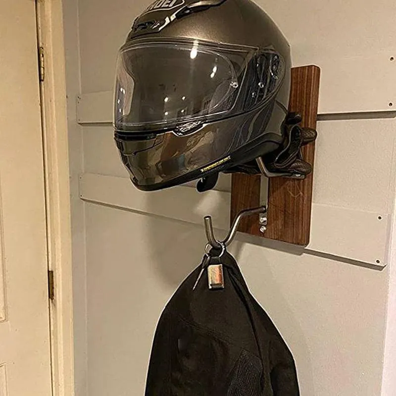 Haken Rails Motorhelm Rek En Jashaak Multifunctionele Metalen Wandgemonteerde Hanger Voor Woonkamer Slaapkamer TS12148