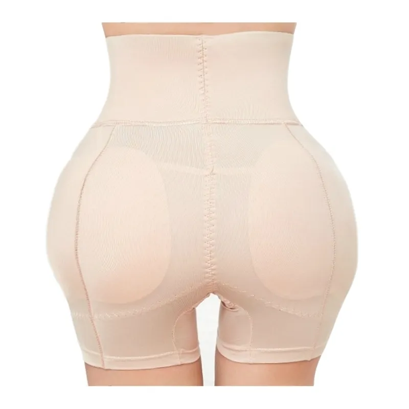 Mulheres Butt Lifter Booty Underwear Atolescentes Shaper Removível Inserções Alto Cintura Controle Calcinhas Praia 210402