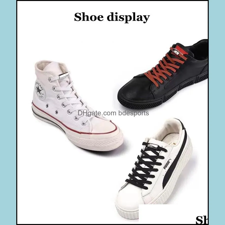 1Pair Fashion Magnetic Shoelaces Elastic No Tie Shoe Laces Kids Adult Unisex Flat Sneakers Shoelace Quick Lazy Laces Strings