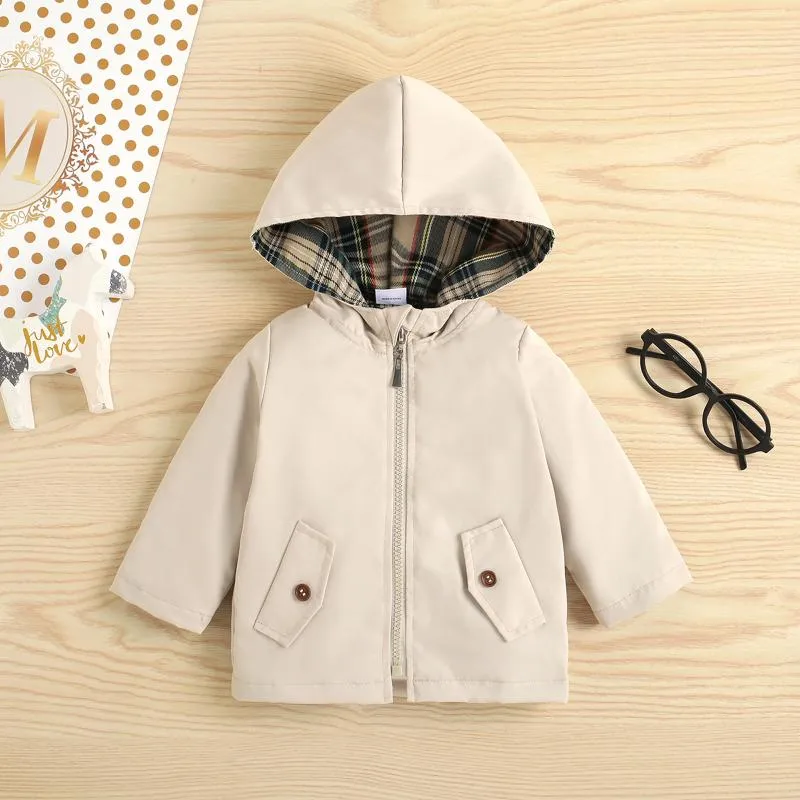 Plaid hooded cardigan best sale