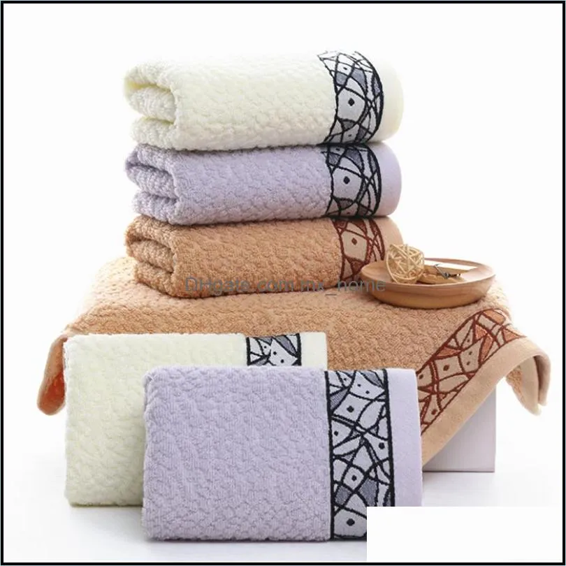 100 pure cotton towel new combed towels 3475cm adult jacquard wash facial towel